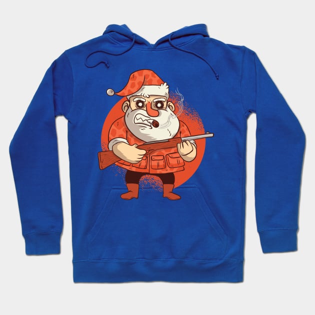 Hunting Santa Hoodie by madeinchorley